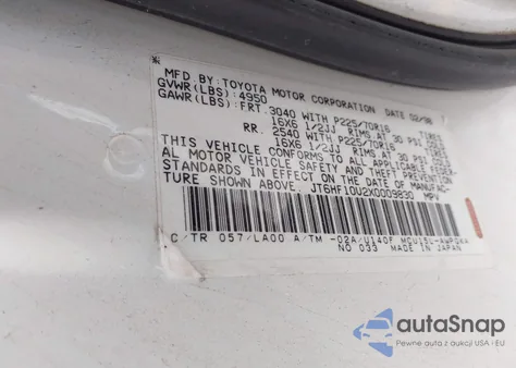 1999 Lexus Rx 300 z USA, uszkodzony, nr VIN JT6HF10U2X0009830